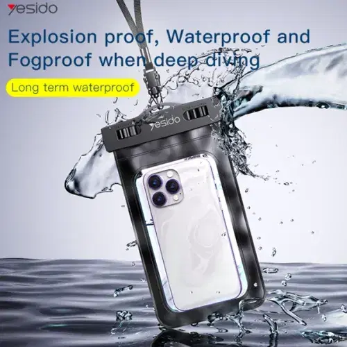 Yesido WB10 Swimming Bags Waterproof Phone Case Luminescent Waterproof Bag Mobile Phone Pouch , ALL COLOUR