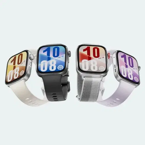 HUAWEI Watch Fit 4  1.82 inch Square AMOLED display  10 Days Battery Life  5ATM Water Resistant  100 Fitness Modes  Black Fluoroelastomer Strap , ALL COLOUR