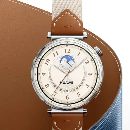 HUAWEI Watch GT 5 41mm With 1.32 Inch AMOLED Display  7 Day Battery Life  5 ATM Water-Resistant  White Composite Leather Strap , ALL COLOUR