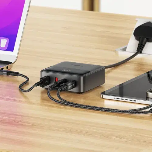 Acefast Z6 PD65W GaN (2USB-C+2USB-A) desktop charging adapter UK ,