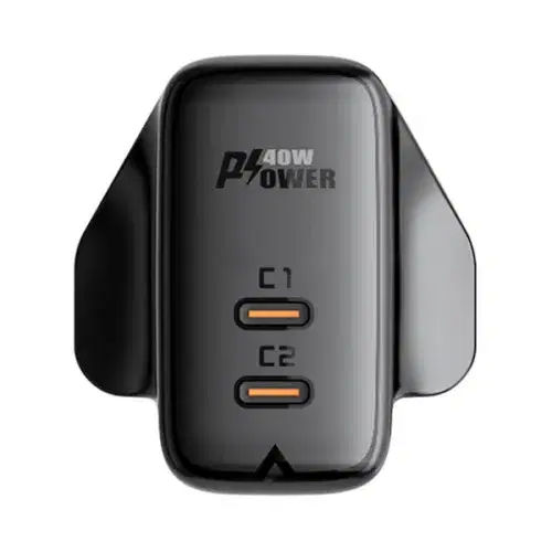 Acefast A12 PD40W(USB-C+USB-C) dual port charger (UK) ,