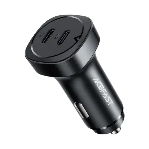 Acefast B2 72W dual USB-C metal car charger ,