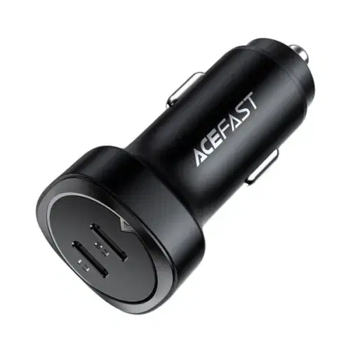 Acefast B2 72W dual USB-C metal car charger ,