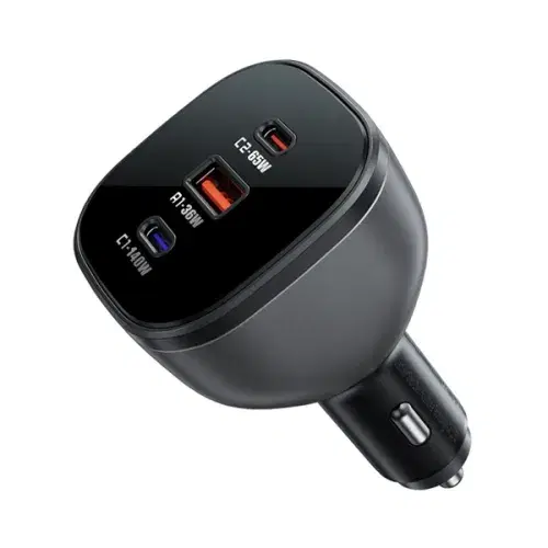 Acefast B14 165W (2USB-C+USB-A) 3-port car charger ,