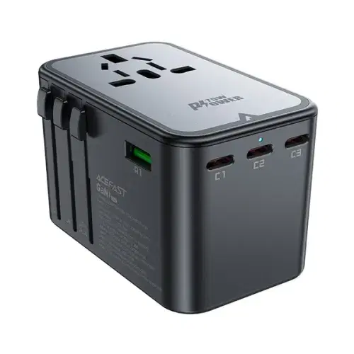 Acefast Z1 PD75W GaN (3USB-C+2USB-A) multifunctional charging adapter ,