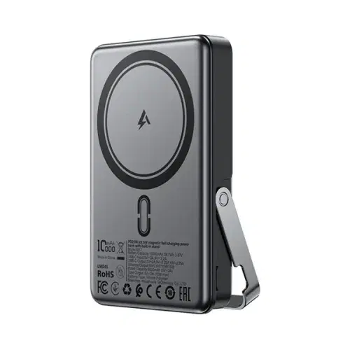 Acefast M17-10000 PD20W/22.5W magnetic fast charging power bank with built-in stand ,