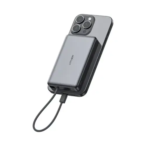Acefast M18-10000 PD20W/22.5W magnetic fast charging power bank with built-in cable ,