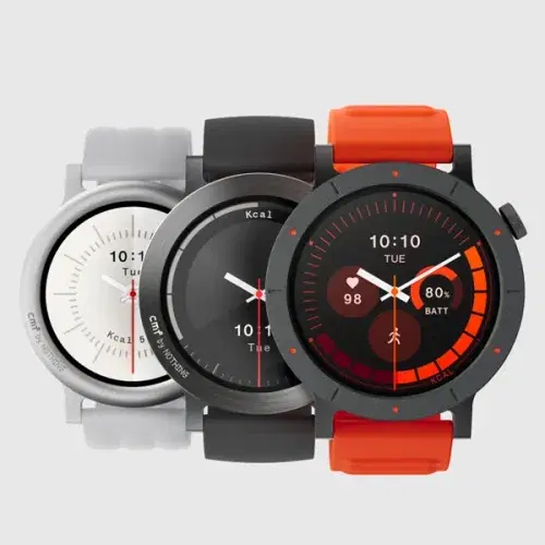 CMF By Nothing Watch 3 Pro | 1.43 Inch AMOLED Display 13 Days Battery life IP68 Water And Dust Resistance Built-in Dual-band GPS , Orange