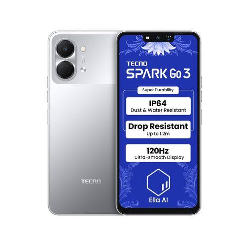 Tecno Spark Go 3 , 4 GB , 128GB , Titanium Grey