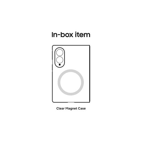Samsung Galaxy Z Fold8 Clear Magnet Case - Transparent