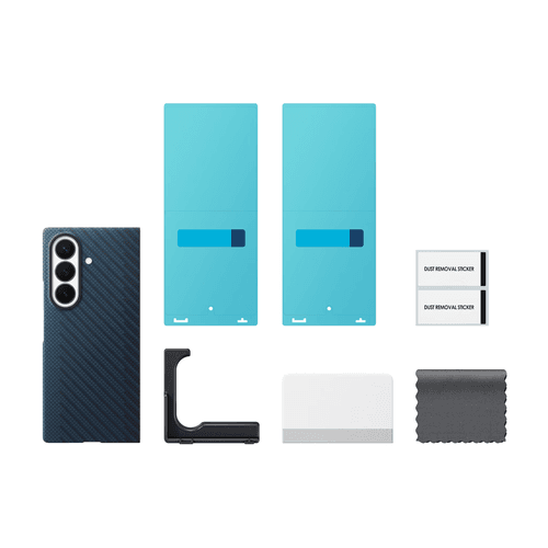 Samsung Galaxy Z Fold8 Ultra Carbon Magnet Case - Blue , Blue