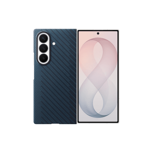 Samsung Galaxy Z Fold8 Ultra Carbon Magnet Case - Blue , Blue