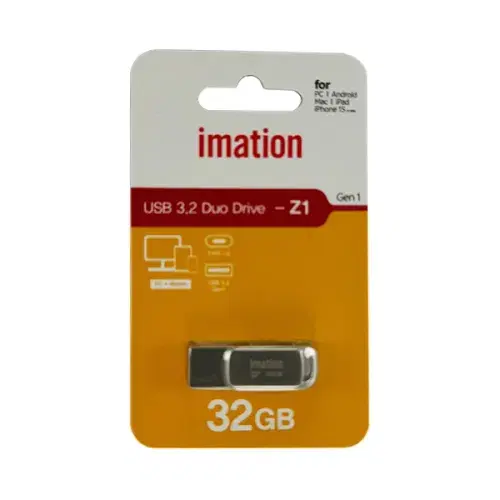 imation Z1 USB 3.2 Duo Drive 32GB ,